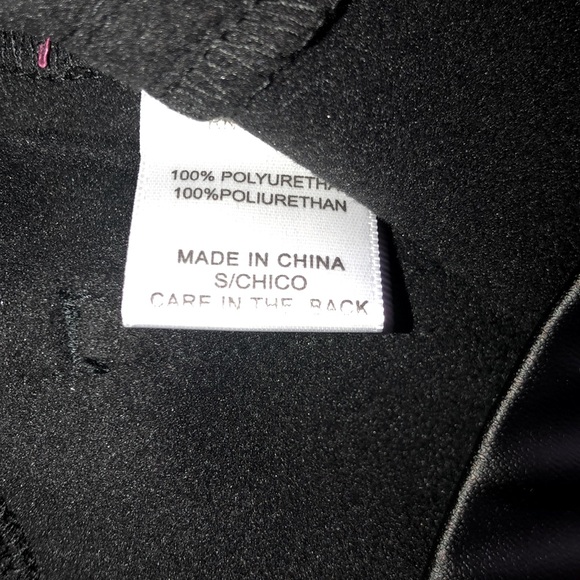 SZ S  LOVE TREE BRAND NWT BLACK FAUS LEATHER SKINNY LEG PANTS ELASTIC WAIST - Picture 6 of 8